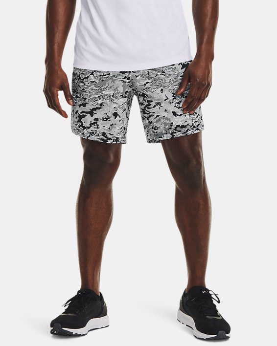 Men's UA Launch 7'' Reflective Shorts, Black, pdpMainDesktop image number 1